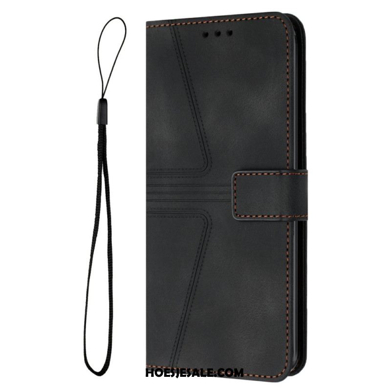 Leren Hoesje Xiaomi 15t Pro Retro Suède-effect Bescherming Hoesje