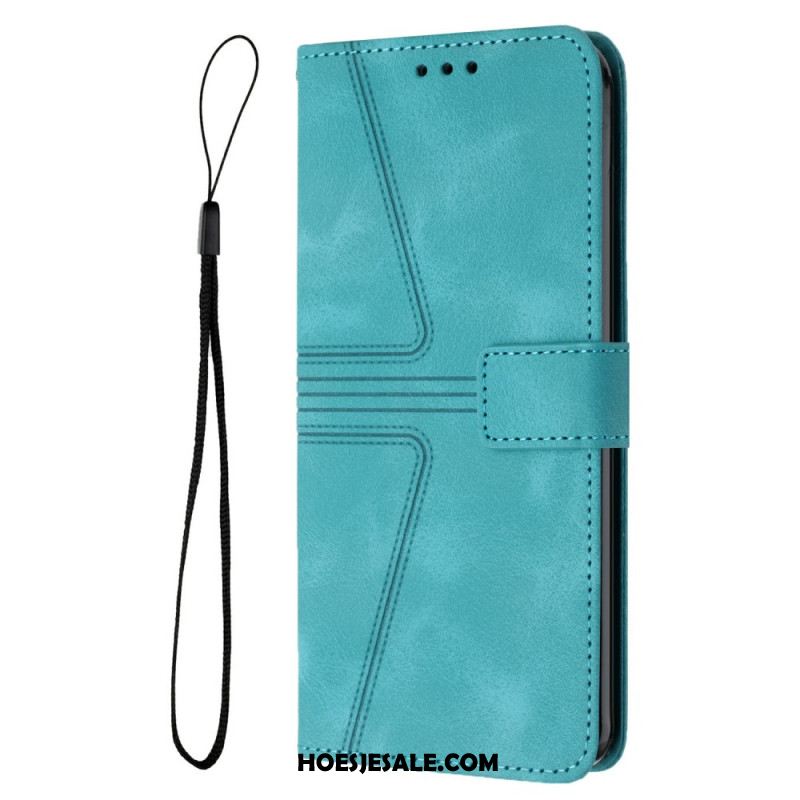 Leren Hoesje Xiaomi 15t Pro Retro Suède-effect Bescherming Hoesje