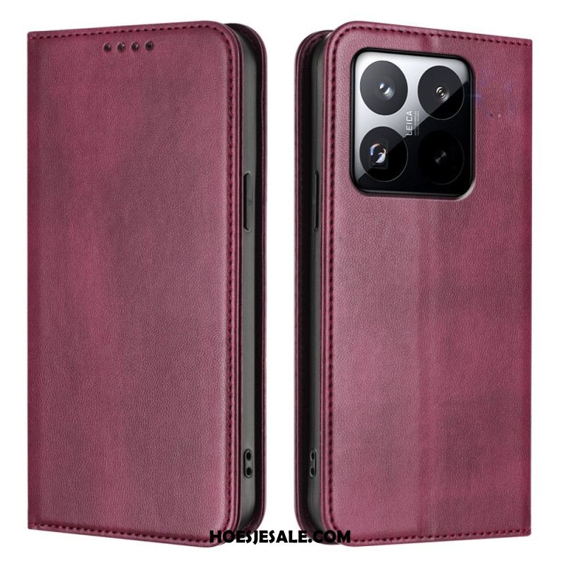 Leren Hoesje Xiaomi 15t Vintage Portemonnee