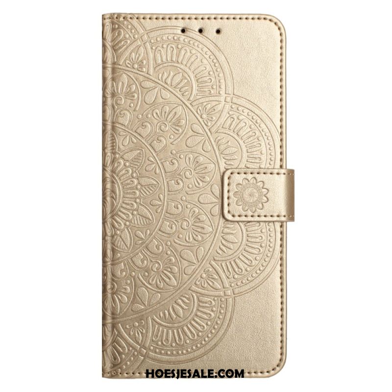 Leren Hoesje Xiaomi 17 Mandala-gravure Bescherming Hoesje