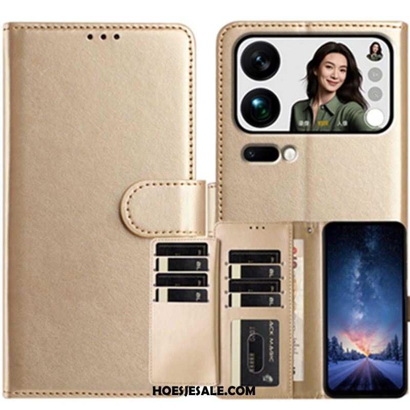 Leren Hoesje Xiaomi 17 Pro Max 8 Kaarthouders Bescherming Hoesje