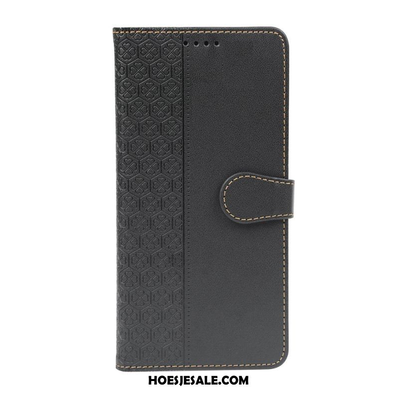 Leren Hoesje Xiaomi 17 Pro Max Klavertjes Vier Bescherming Hoesje