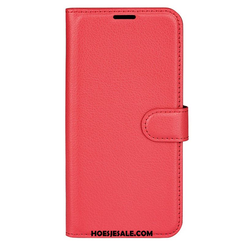 Leren Hoesje Xiaomi 17 Pro Max Kunstleer (lychee-look)