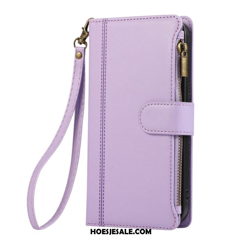 Leren Hoesje Xiaomi 17 Pro Portemonnee Met Riem