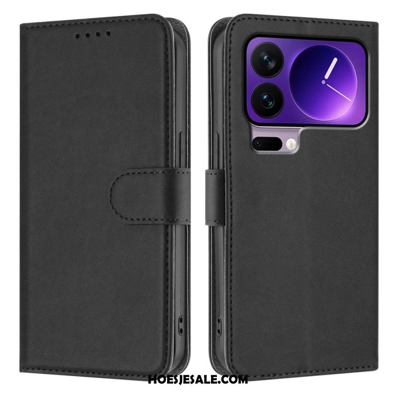 Leren Hoesje Xiaomi 17 Pro Verstelbare Standaard Bescherming Hoesje