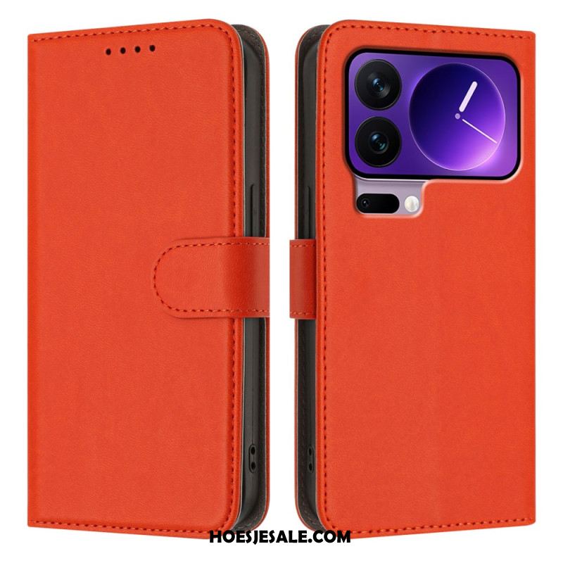 Leren Hoesje Xiaomi 17 Pro Verstelbare Standaard Bescherming Hoesje