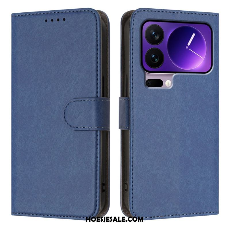 Leren Hoesje Xiaomi 17 Pro Verstelbare Standaard Bescherming Hoesje