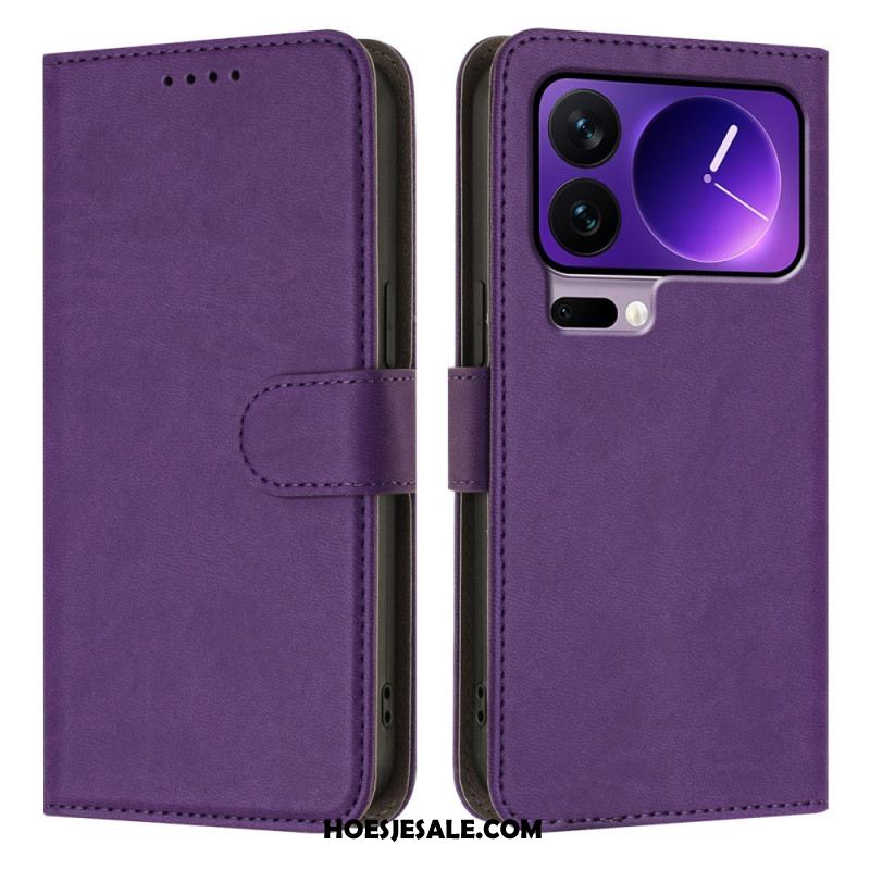 Leren Hoesje Xiaomi 17 Pro Verstelbare Standaard Bescherming Hoesje