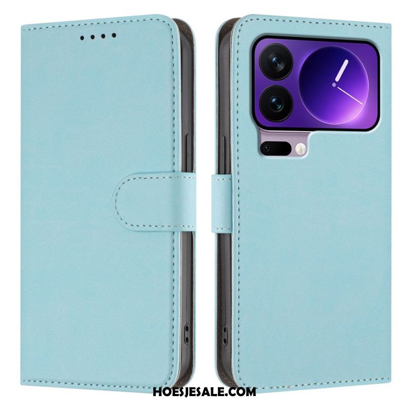 Leren Hoesje Xiaomi 17 Pro Verstelbare Standaard Bescherming Hoesje