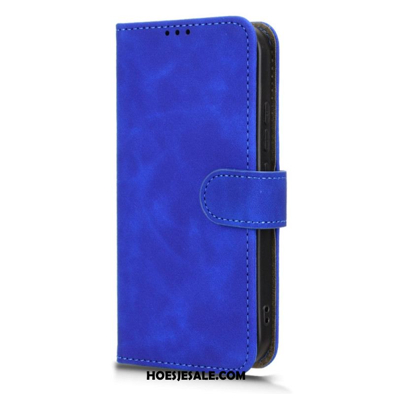 Leren Hoesje Xiaomi 17 Suède-effect Bescherming Hoesje
