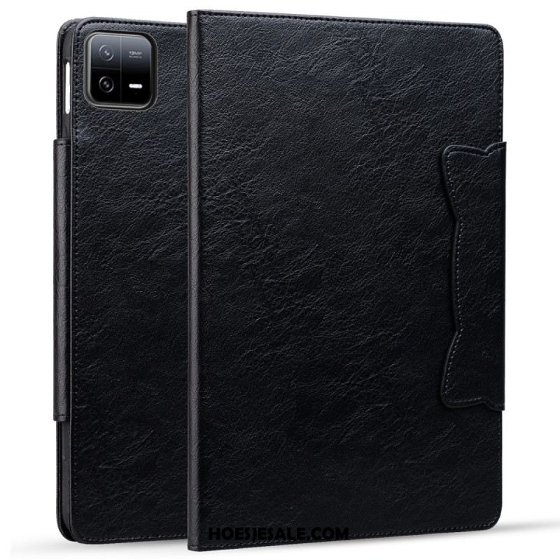 Leren Hoesje Xiaomi Pad 7 / 7 Pro Kattensluiting Bescherming Hoesje
