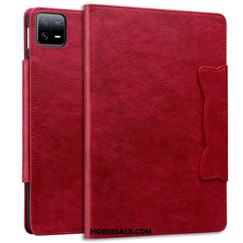 Leren Hoesje Xiaomi Pad 7 / 7 Pro Kattensluiting Bescherming Hoesje