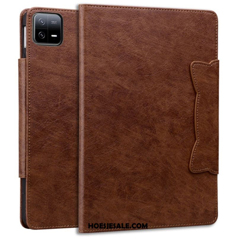 Leren Hoesje Xiaomi Pad 7 / 7 Pro Kattensluiting Bescherming Hoesje