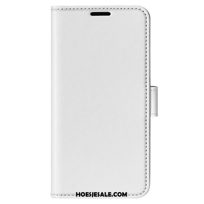 Leren Hoesje Xiaomi Redmi Note 13 4g Vintage Textuur Bescherming Hoesje