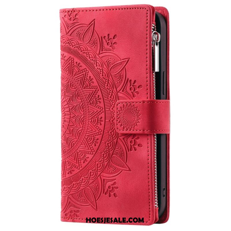 Leren Hoesje Xiaomi Redmi Note 13 5g Portemonnee Met Leren Effect En Riem