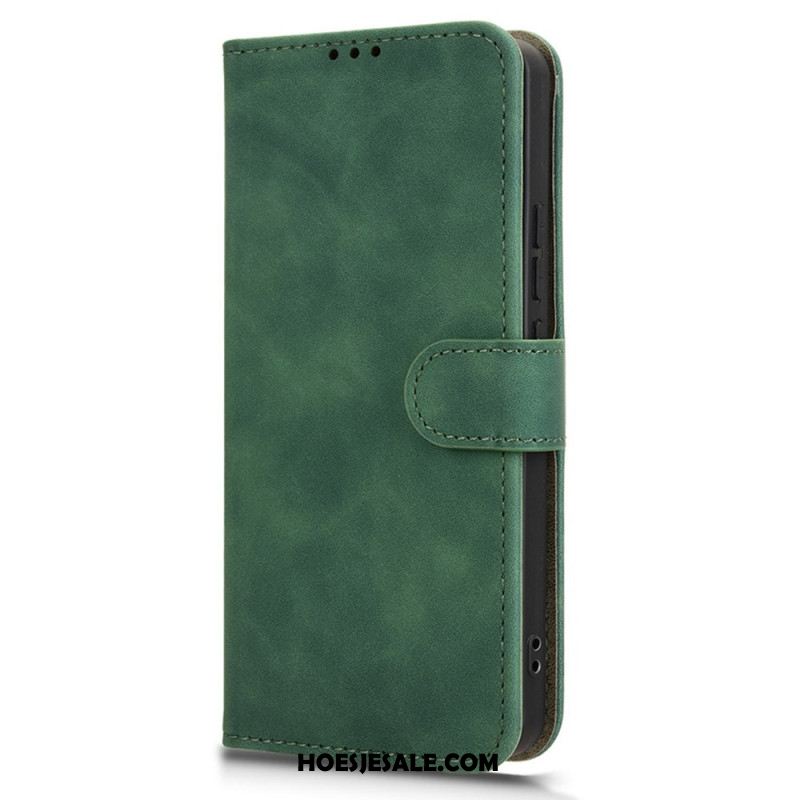 Leren Hoesje Xiaomi Redmi Note 14 4g Suède-stijl