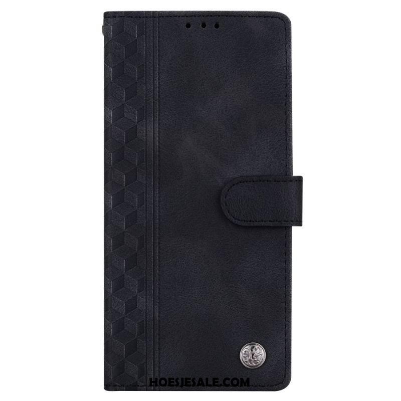Leren Hoesje Xiaomi Redmi Note 14 5g Frieze En Klinknagels