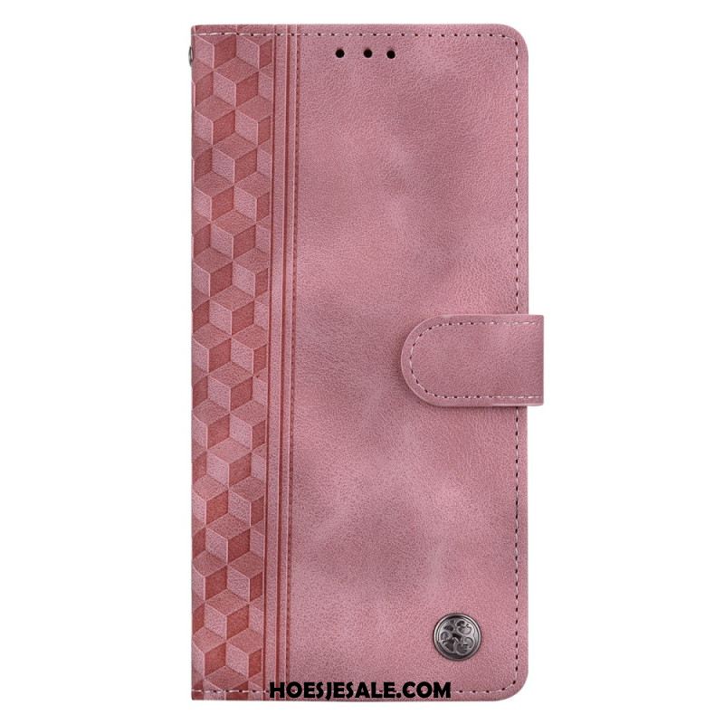 Leren Hoesje Xiaomi Redmi Note 14 5g Frieze En Klinknagels