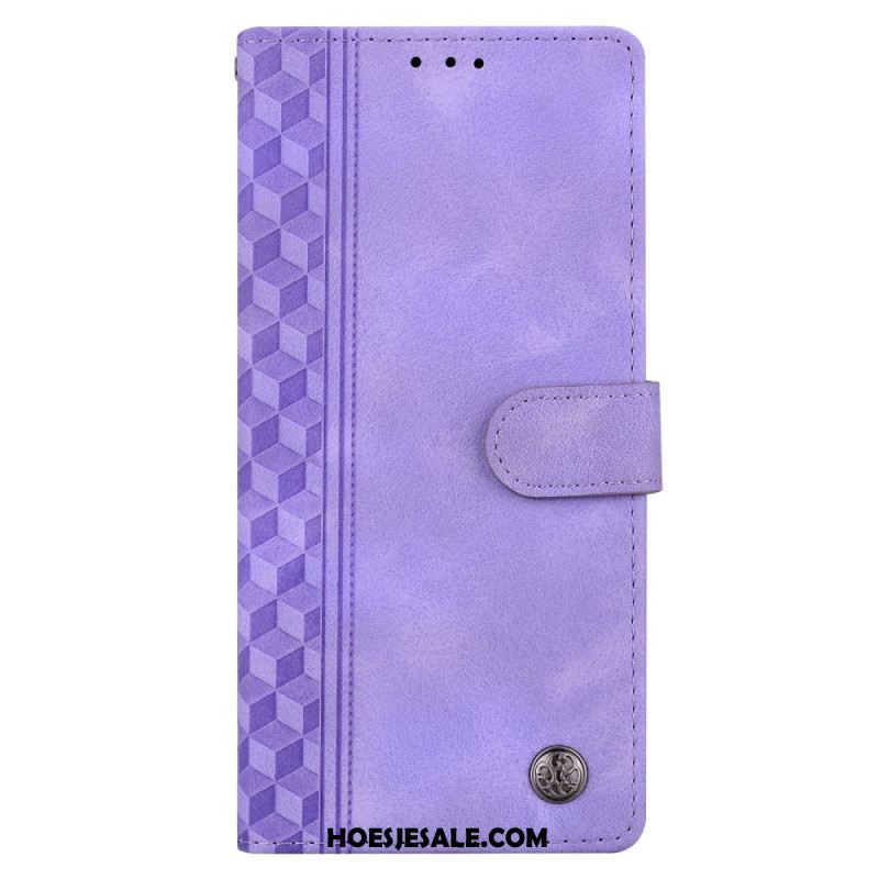 Leren Hoesje Xiaomi Redmi Note 14 5g Frieze En Klinknagels