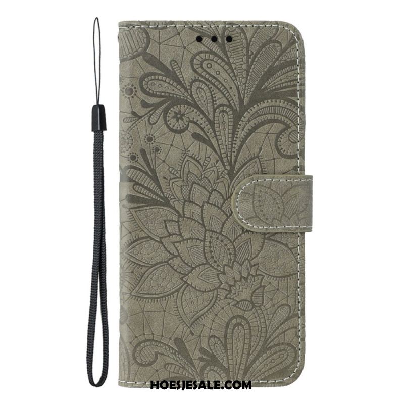 Leren Hoesje Xiaomi Redmi Note 14 5g Kanten Mandala Bescherming Hoesje