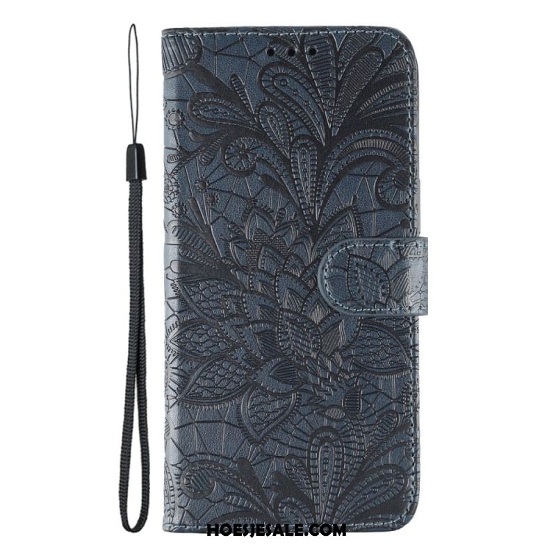 Leren Hoesje Xiaomi Redmi Note 14 5g Kanten Mandala Bescherming Hoesje