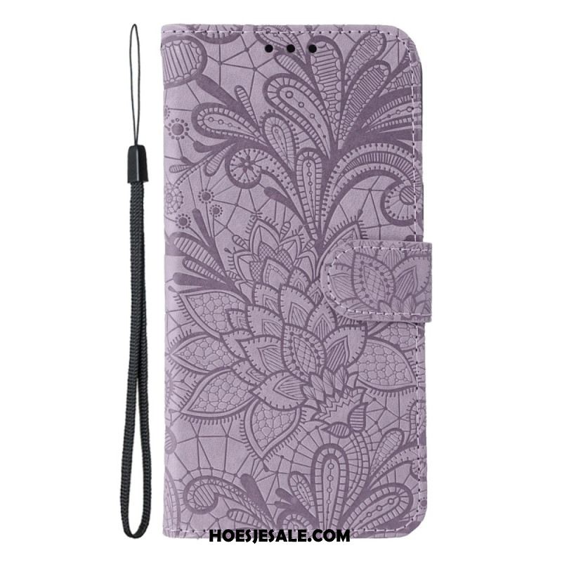 Leren Hoesje Xiaomi Redmi Note 14 5g Kanten Mandala Bescherming Hoesje