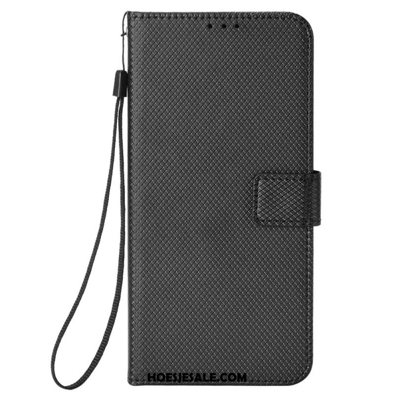 Leren Hoesje Xiaomi Redmi Note 14 Pro 4g Diamanttextuur