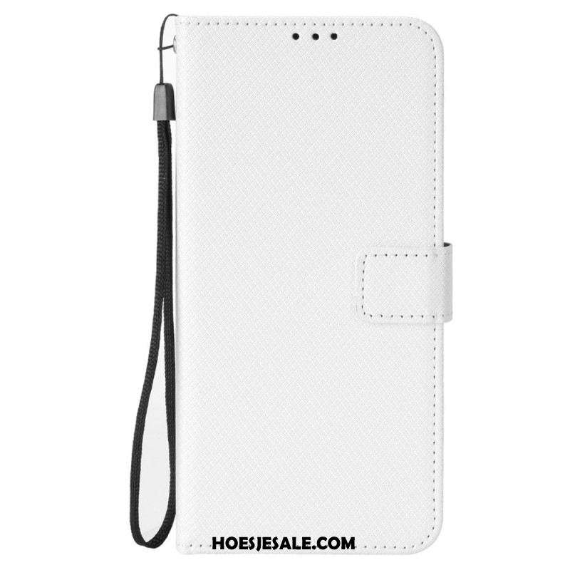 Leren Hoesje Xiaomi Redmi Note 14 Pro 4g Diamanttextuur