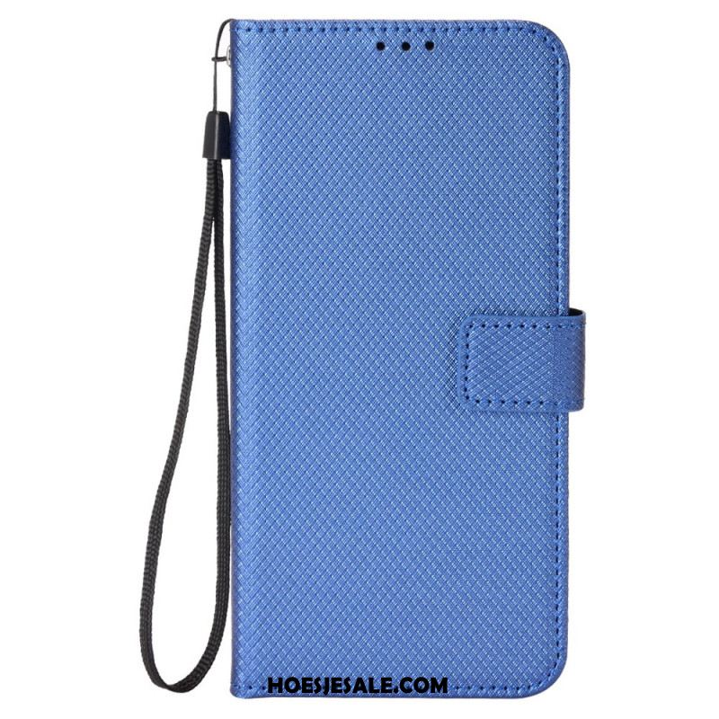 Leren Hoesje Xiaomi Redmi Note 14 Pro 4g Diamanttextuur