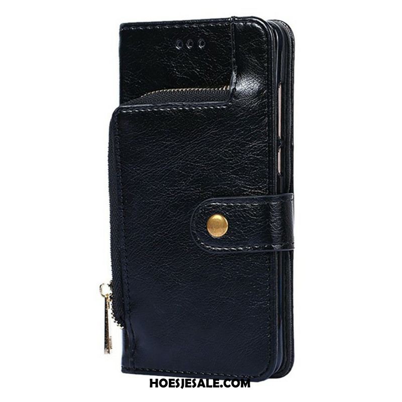 Leren Hoesje Xiaomi Redmi Note 14 Pro 4g Gewaxt