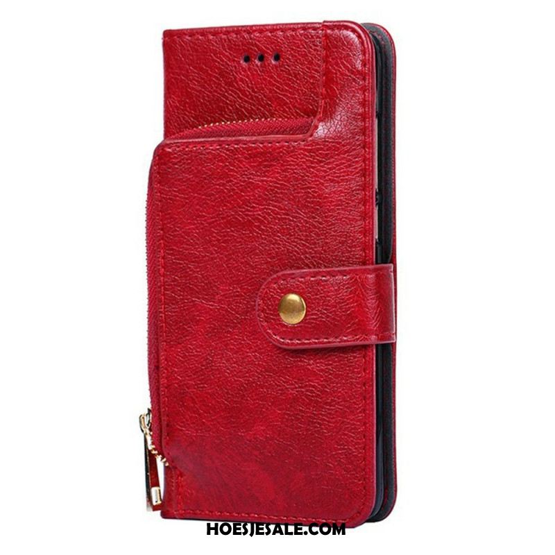 Leren Hoesje Xiaomi Redmi Note 14 Pro 4g Gewaxt