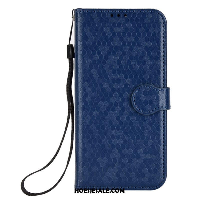 Leren Hoesje Xiaomi Redmi Note 14 Pro 4g Glanzende Gewichten