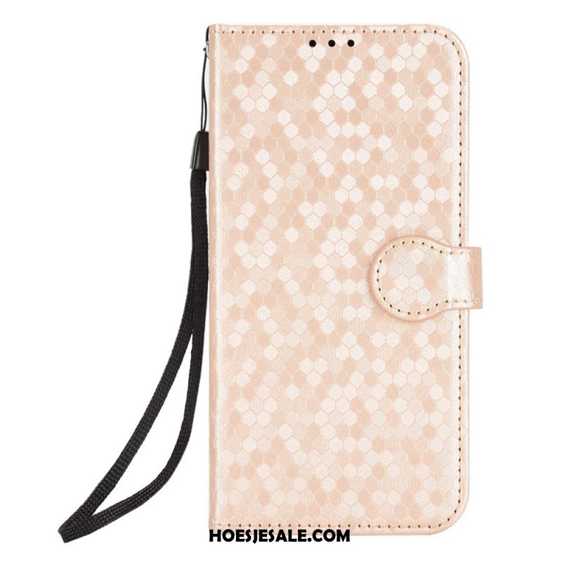 Leren Hoesje Xiaomi Redmi Note 14 Pro 4g Glanzende Gewichten