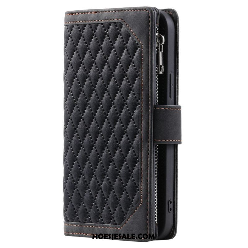 Leren Hoesje Xiaomi Redmi Note 14 Pro 5g Gewatteerde Portemonnee