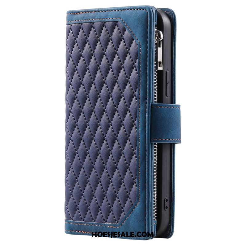 Leren Hoesje Xiaomi Redmi Note 14 Pro 5g Gewatteerde Portemonnee