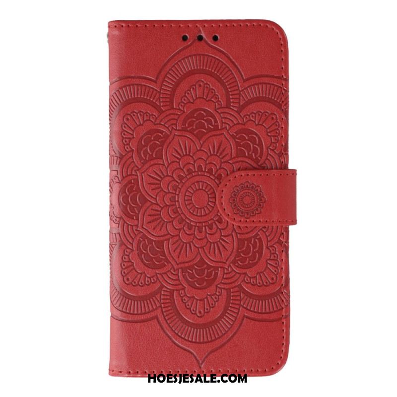Leren Hoesje Xiaomi Redmi Note 14s Mandala Patroon Bescherming Hoesje
