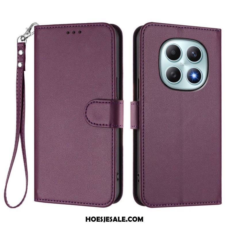 Leren Hoesje Xiaomi Redmi Note 15 5g Kunstleer