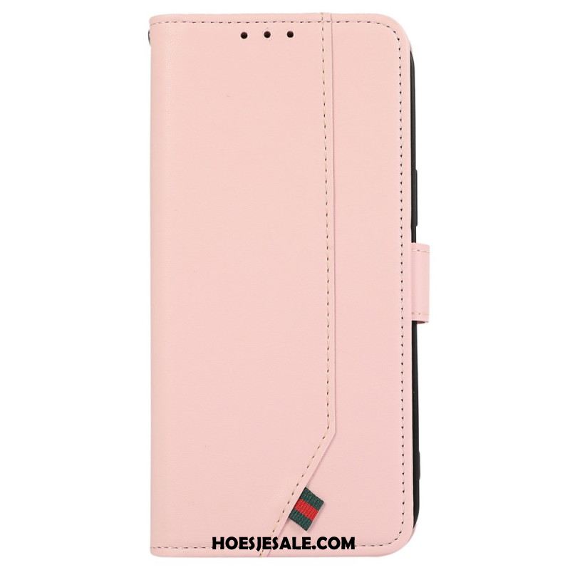 Leren Hoesje Xiaomi Redmi Note 15 5g Rfid-blokkering Bescherming Hoesje