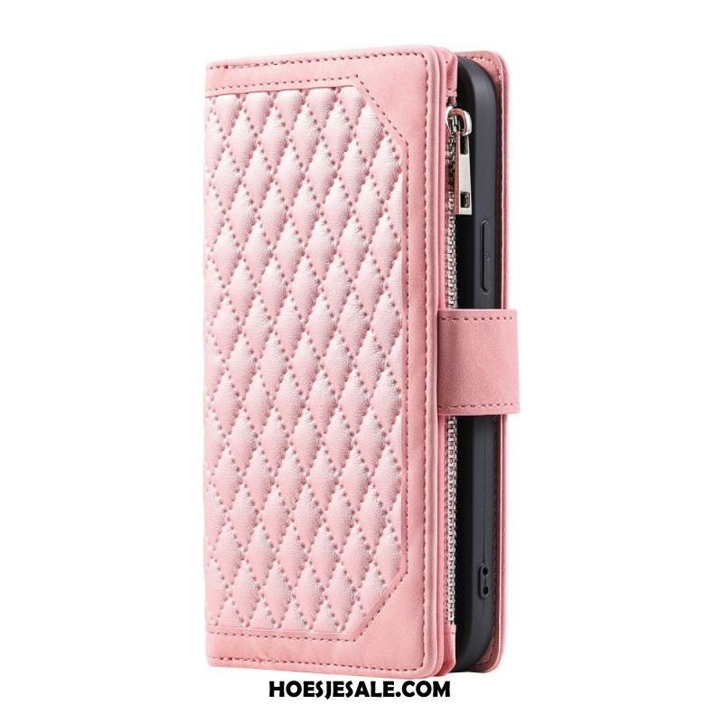 Leren Hoesje Xiaomi Redmi Note 15 Pro 5g Gewatteerd Retro Design Bescherming Hoesje