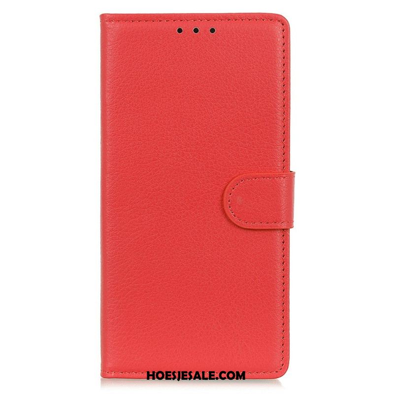 Leren Hoesje Xiaomi Redmi Note 15 Pro 5g Traditioneel Kunstleer Bescherming Hoesje