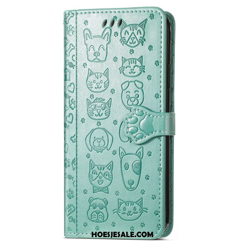 Leren Hoesje Xiaomi Redmi Note 15 Pro Plus 5g Geanimeerde Dieren