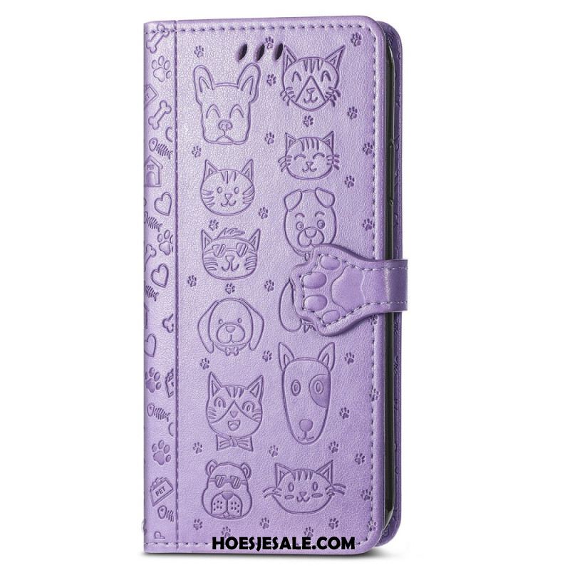 Leren Hoesje Xiaomi Redmi Note 15 Pro Plus 5g Geanimeerde Dieren