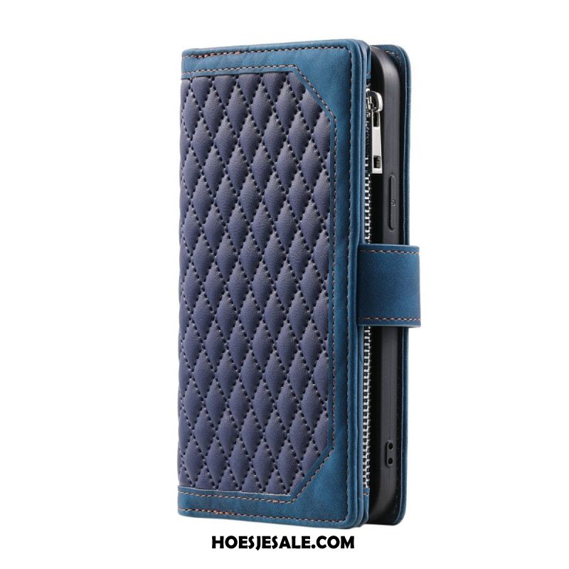 Leren Hoesje Xiaomi Redmi Note 15 Pro Plus 5g Gewatteerd Design