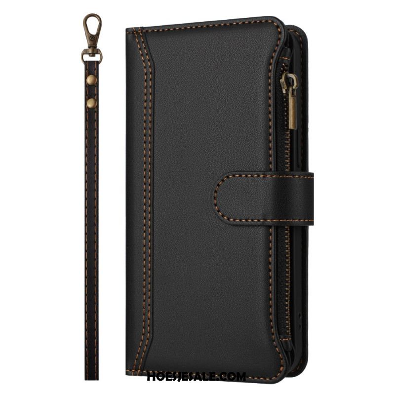 Leren Hoesje Xiaomi Redmi Note 15 Pro Plus 5g Portemonnee Met 9 Kaartsleuven Bescherming Hoesje