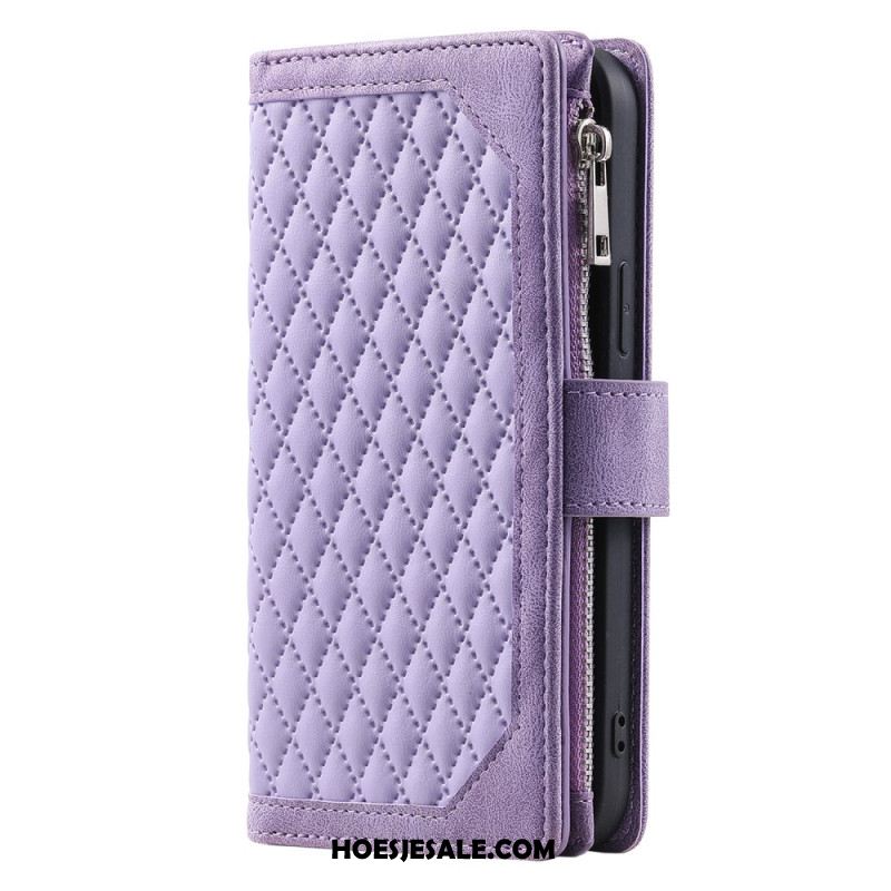 Leren Hoesje iPhone 17 Premium Gewatteerd