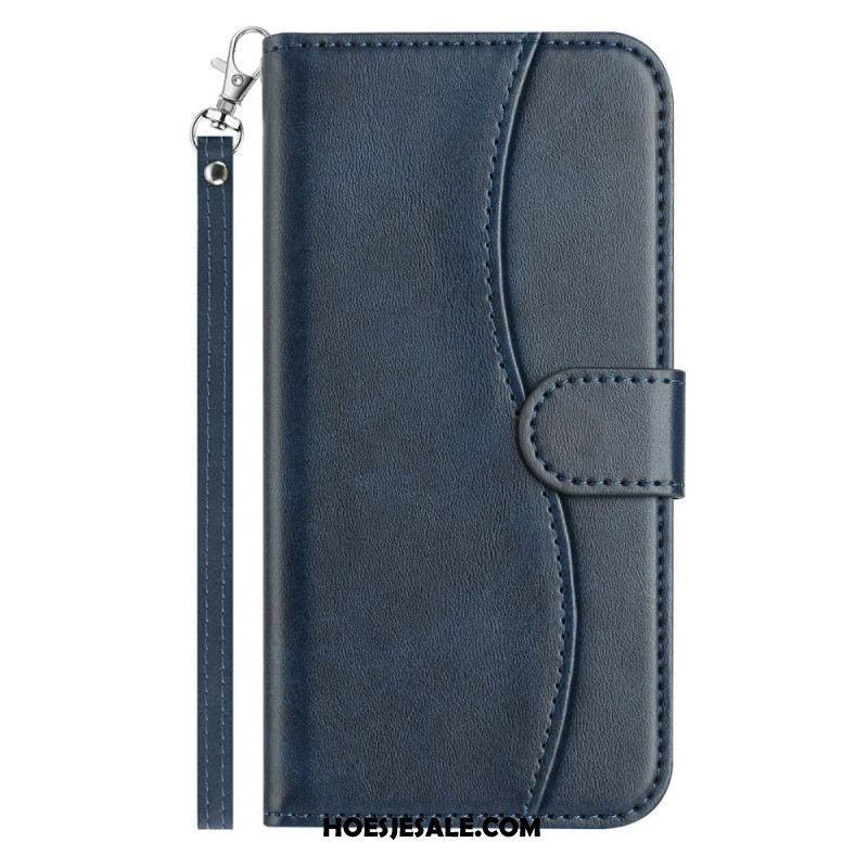 Leren Hoesje iPhone 17 Pro Max S-design Met Koord