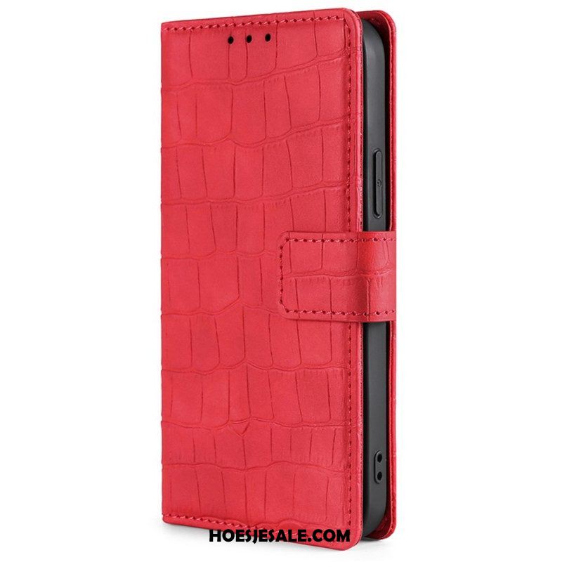 Leren Hoesje voor Huawei Mate 50 Pro Krokodil