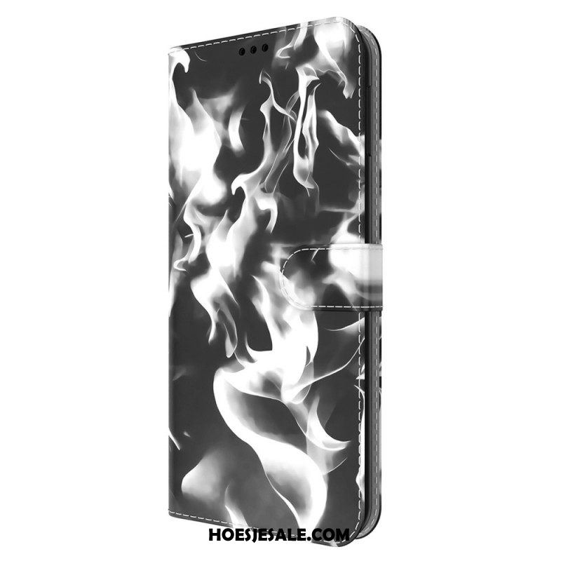 Leren Hoesje voor Moto G200 5G Abstract Patroon