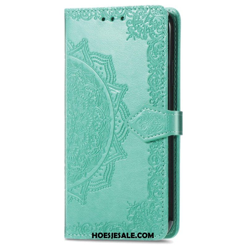 Leren Hoesje voor Moto G73 5G Mandala