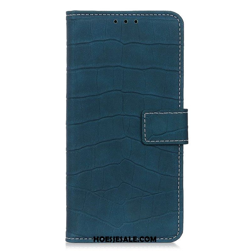 Leren Hoesje voor OnePlus 10T 5G Krokodillenhuidstijl